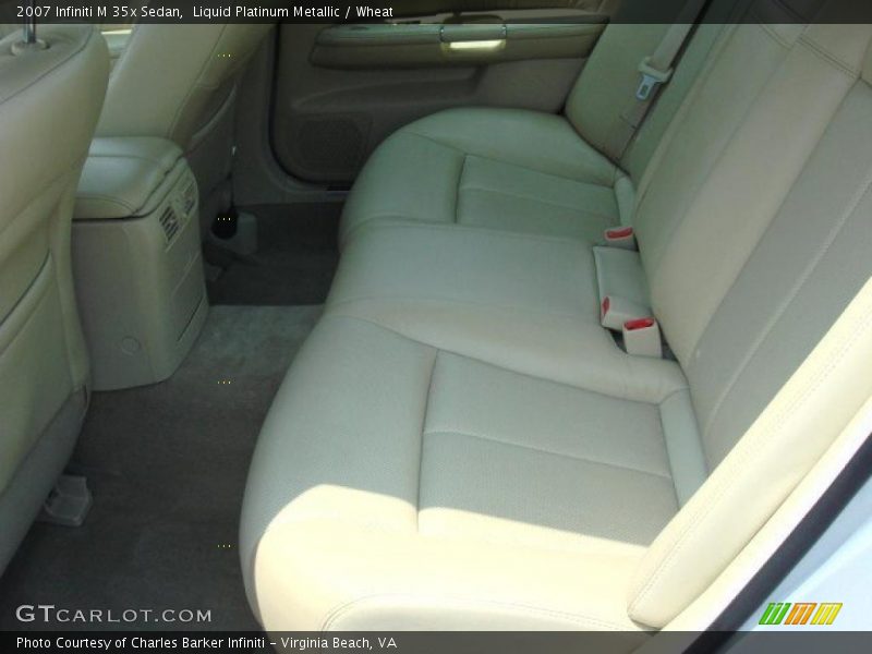 Liquid Platinum Metallic / Wheat 2007 Infiniti M 35x Sedan