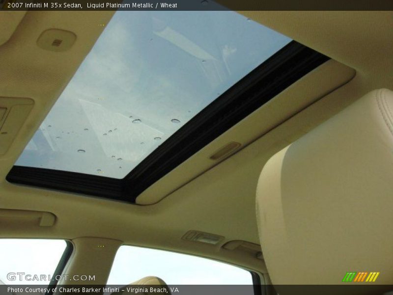 Liquid Platinum Metallic / Wheat 2007 Infiniti M 35x Sedan