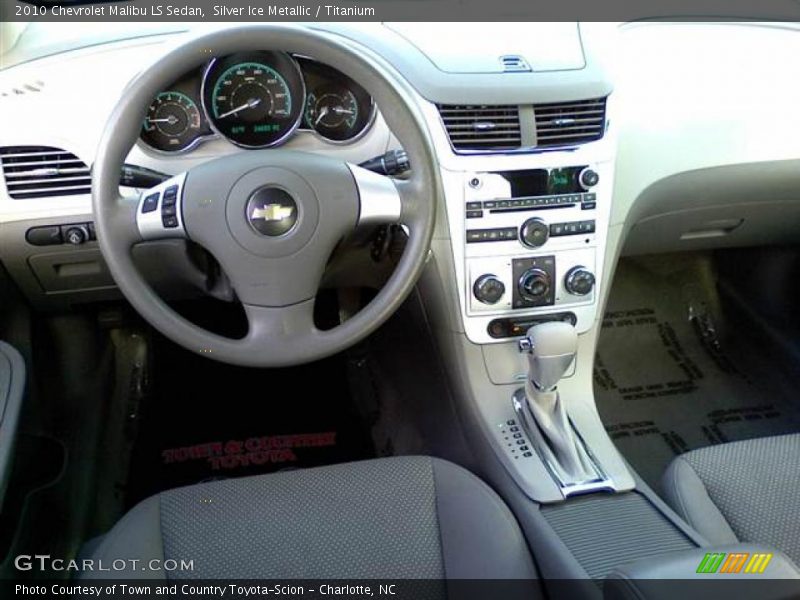 Silver Ice Metallic / Titanium 2010 Chevrolet Malibu LS Sedan