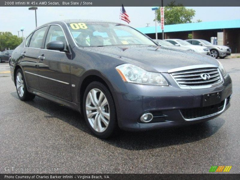 Blue Slate / Stone 2008 Infiniti M 45x AWD Sedan