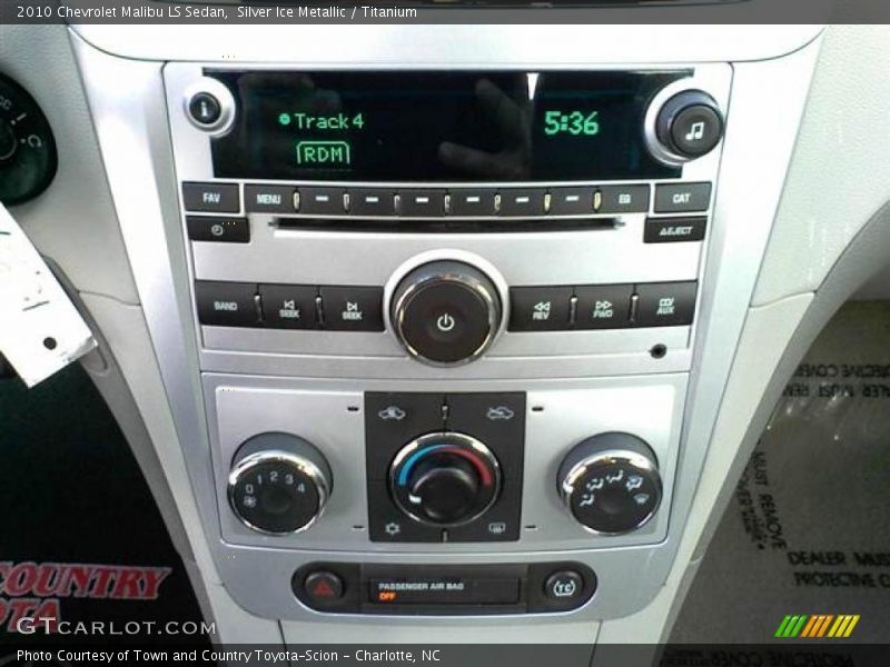 Silver Ice Metallic / Titanium 2010 Chevrolet Malibu LS Sedan
