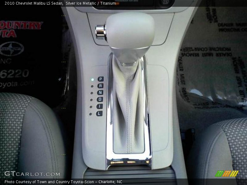 Silver Ice Metallic / Titanium 2010 Chevrolet Malibu LS Sedan