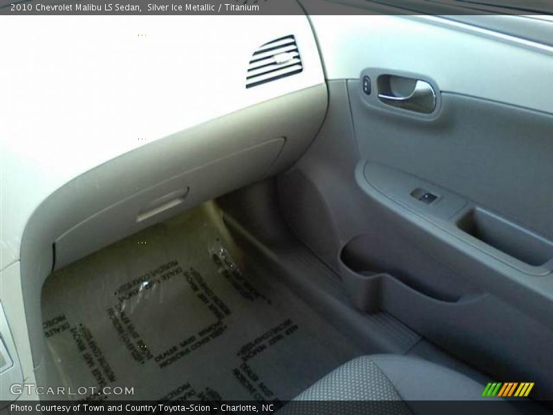 Silver Ice Metallic / Titanium 2010 Chevrolet Malibu LS Sedan