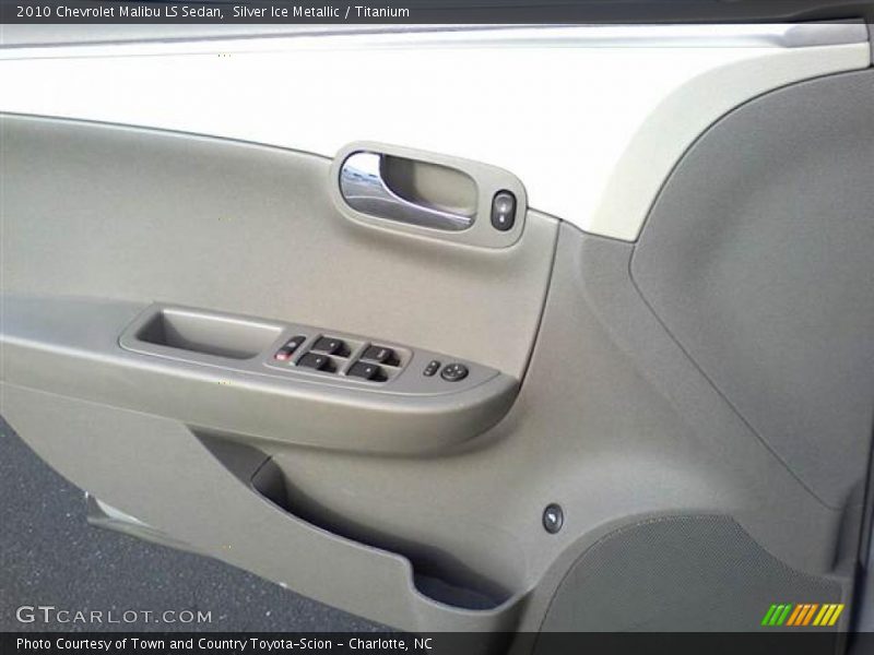Silver Ice Metallic / Titanium 2010 Chevrolet Malibu LS Sedan