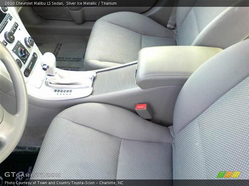 Silver Ice Metallic / Titanium 2010 Chevrolet Malibu LS Sedan