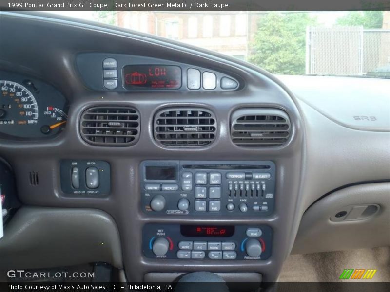 Controls of 1999 Grand Prix GT Coupe