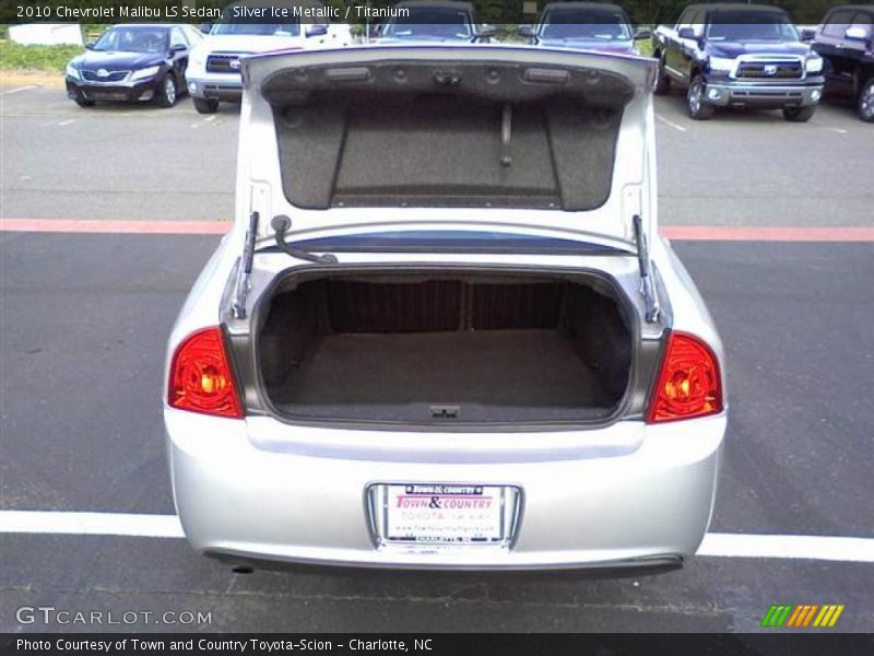 Silver Ice Metallic / Titanium 2010 Chevrolet Malibu LS Sedan
