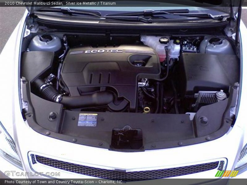 Silver Ice Metallic / Titanium 2010 Chevrolet Malibu LS Sedan