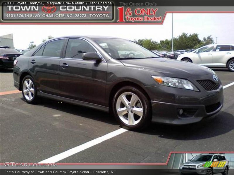 Magnetic Gray Metallic / Dark Charcoal 2010 Toyota Camry SE
