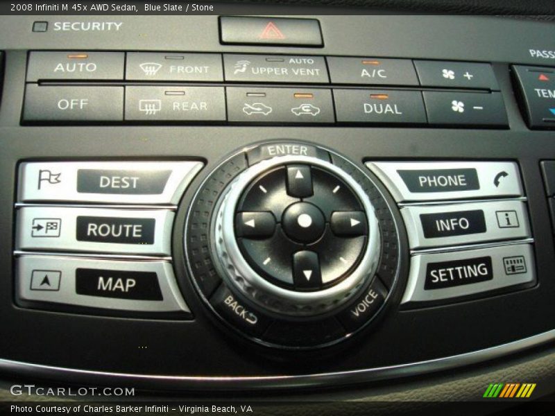 Controls of 2008 M 45x AWD Sedan