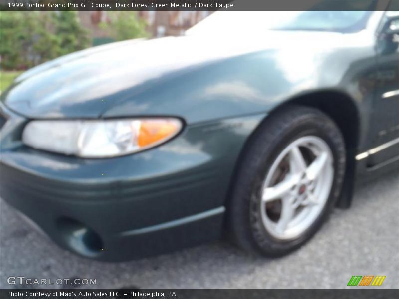 Dark Forest Green Metallic / Dark Taupe 1999 Pontiac Grand Prix GT Coupe