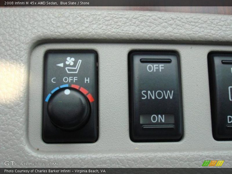 Controls of 2008 M 45x AWD Sedan