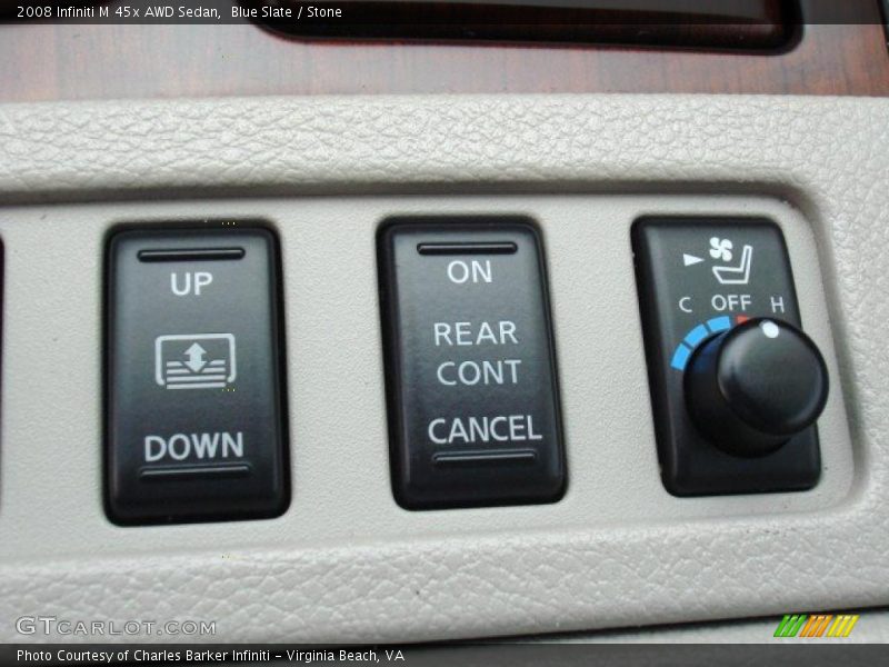 Controls of 2008 M 45x AWD Sedan