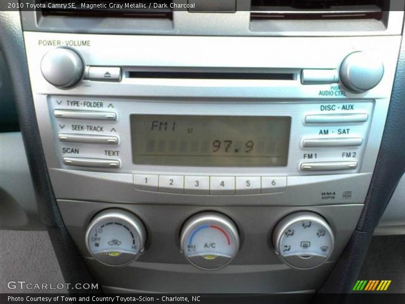 Magnetic Gray Metallic / Dark Charcoal 2010 Toyota Camry SE