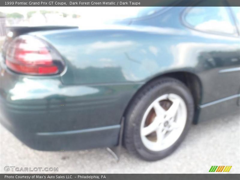 Dark Forest Green Metallic / Dark Taupe 1999 Pontiac Grand Prix GT Coupe