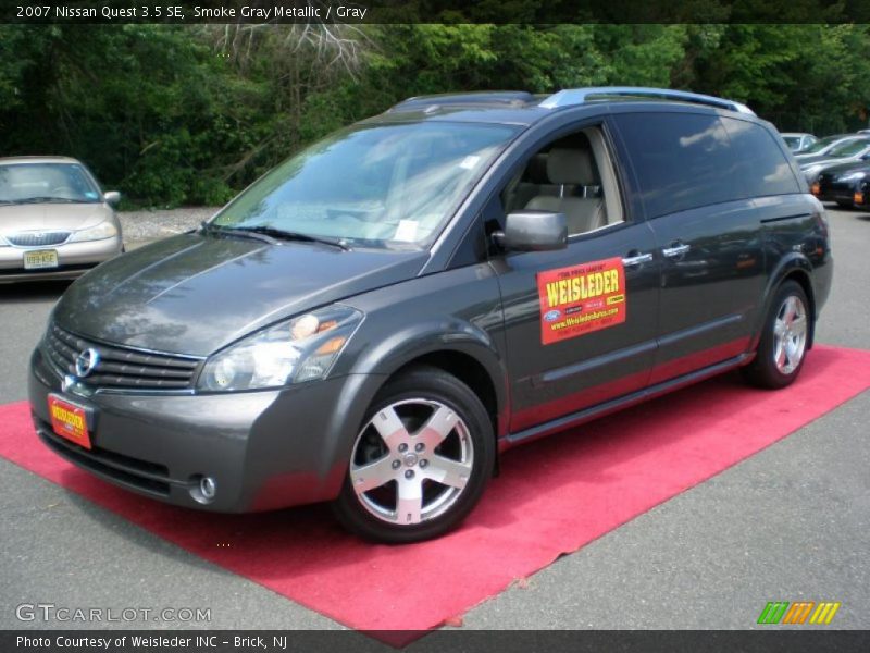 Smoke Gray Metallic / Gray 2007 Nissan Quest 3.5 SE