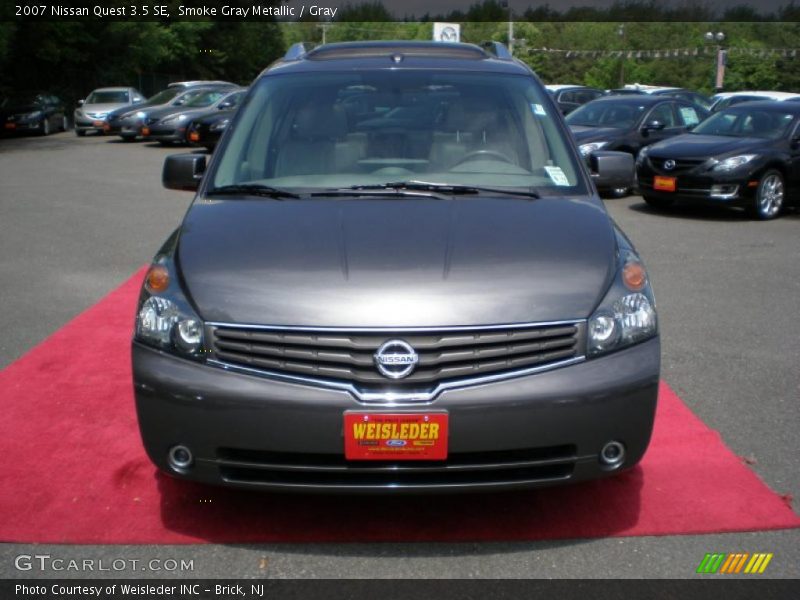 Smoke Gray Metallic / Gray 2007 Nissan Quest 3.5 SE