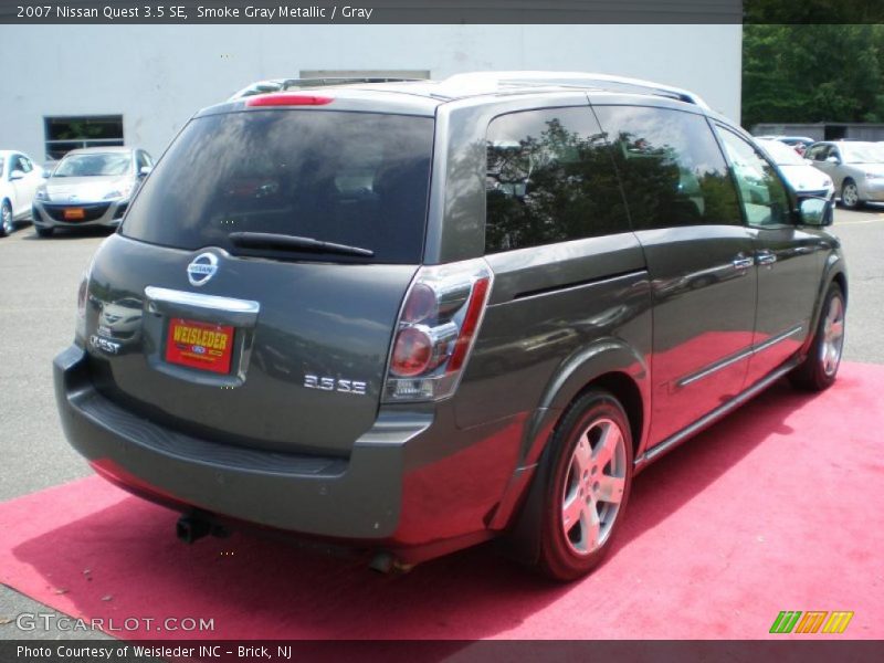 Smoke Gray Metallic / Gray 2007 Nissan Quest 3.5 SE