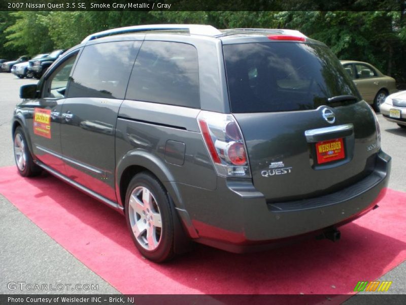 Smoke Gray Metallic / Gray 2007 Nissan Quest 3.5 SE