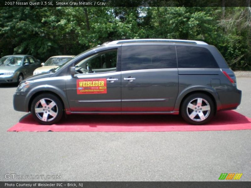 Smoke Gray Metallic / Gray 2007 Nissan Quest 3.5 SE