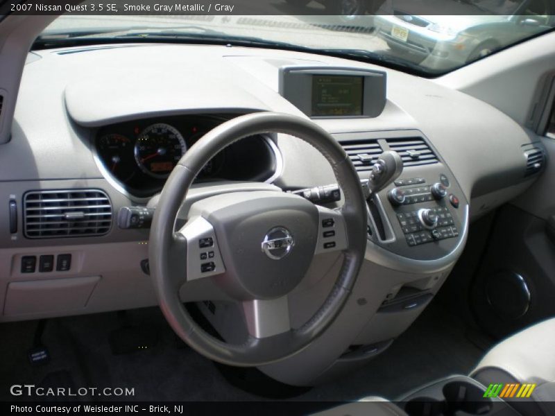 Smoke Gray Metallic / Gray 2007 Nissan Quest 3.5 SE