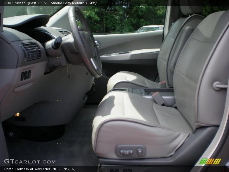 Smoke Gray Metallic / Gray 2007 Nissan Quest 3.5 SE