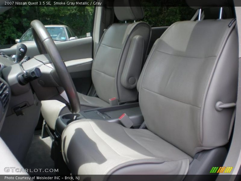 Smoke Gray Metallic / Gray 2007 Nissan Quest 3.5 SE