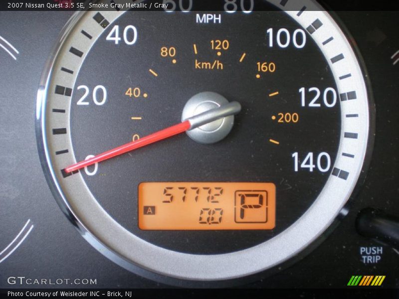 Smoke Gray Metallic / Gray 2007 Nissan Quest 3.5 SE