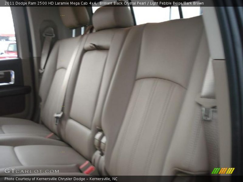 Brilliant Black Crystal Pearl / Light Pebble Beige/Bark Brown 2011 Dodge Ram 2500 HD Laramie Mega Cab 4x4