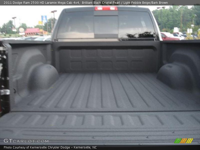 Brilliant Black Crystal Pearl / Light Pebble Beige/Bark Brown 2011 Dodge Ram 2500 HD Laramie Mega Cab 4x4