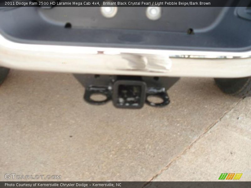 Brilliant Black Crystal Pearl / Light Pebble Beige/Bark Brown 2011 Dodge Ram 2500 HD Laramie Mega Cab 4x4