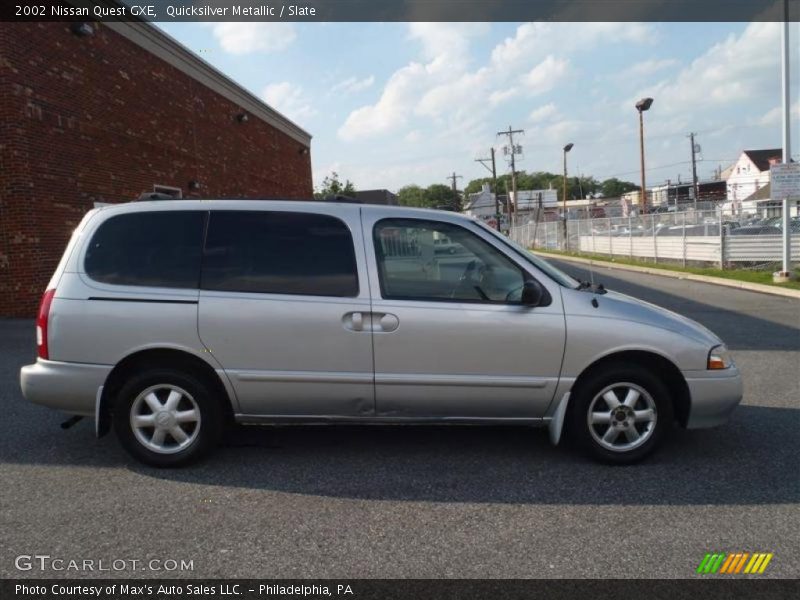Quicksilver Metallic / Slate 2002 Nissan Quest GXE