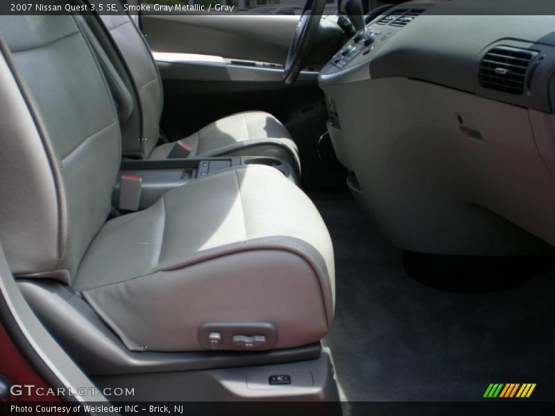 Smoke Gray Metallic / Gray 2007 Nissan Quest 3.5 SE