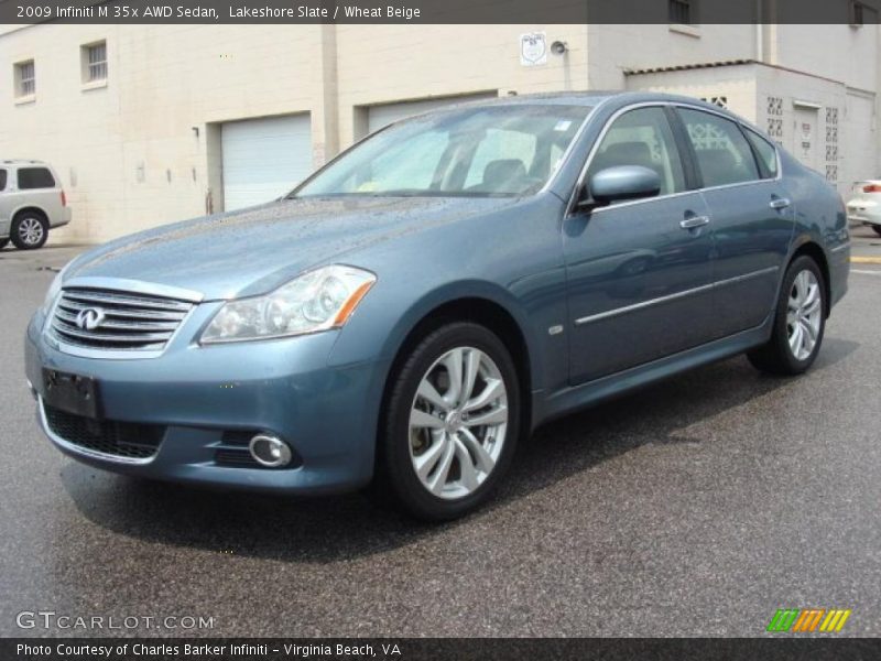 Front 3/4 View of 2009 M 35x AWD Sedan