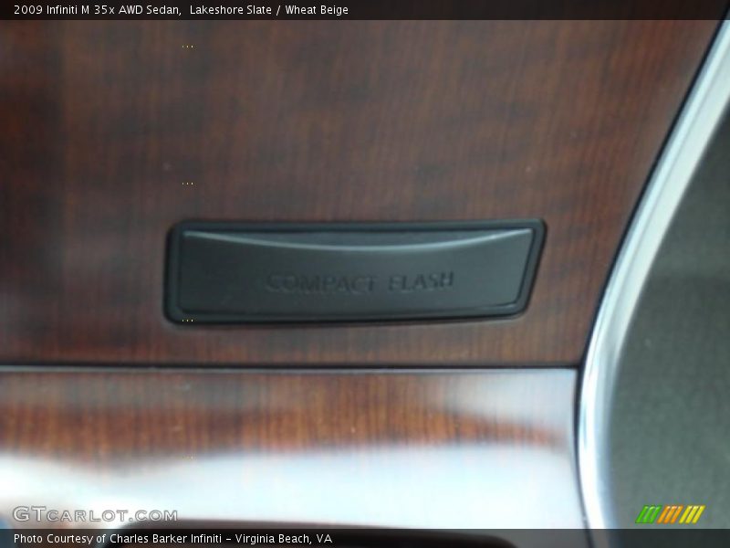 Lakeshore Slate / Wheat Beige 2009 Infiniti M 35x AWD Sedan