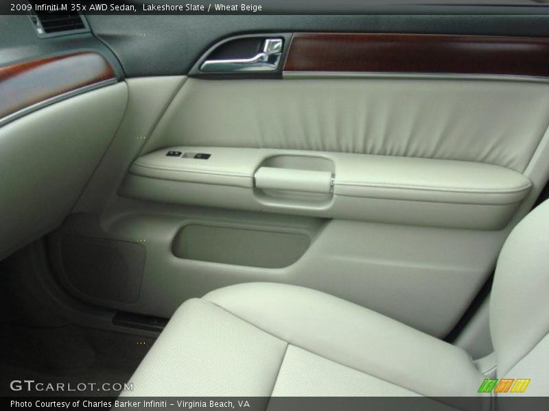 Lakeshore Slate / Wheat Beige 2009 Infiniti M 35x AWD Sedan