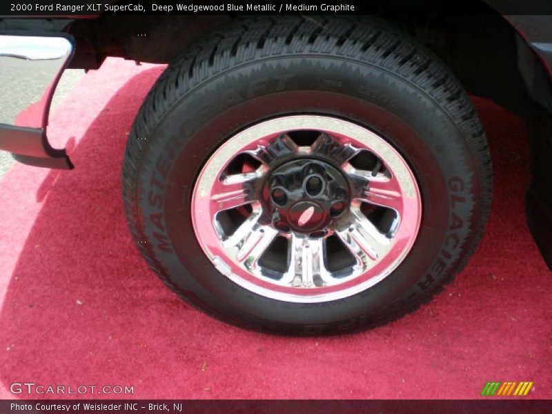 Deep Wedgewood Blue Metallic / Medium Graphite 2000 Ford Ranger XLT SuperCab