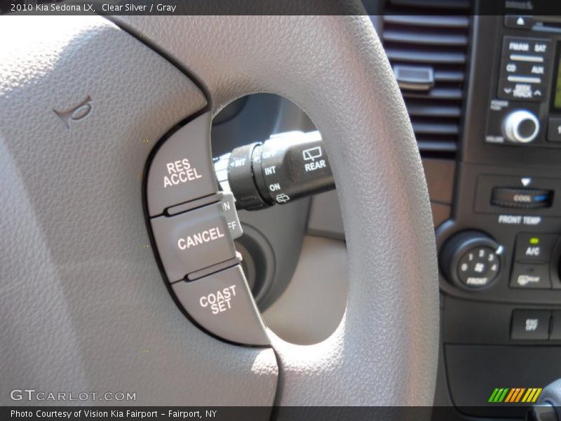 Clear Silver / Gray 2010 Kia Sedona LX