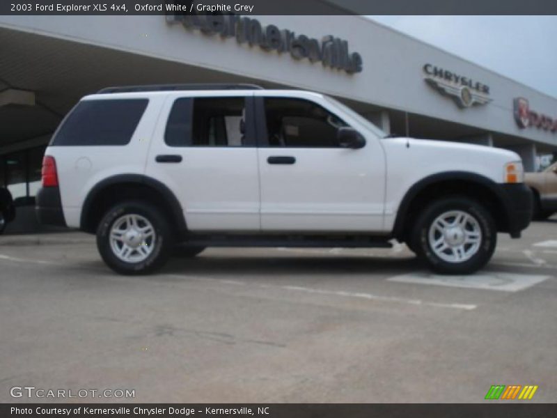 Oxford White / Graphite Grey 2003 Ford Explorer XLS 4x4