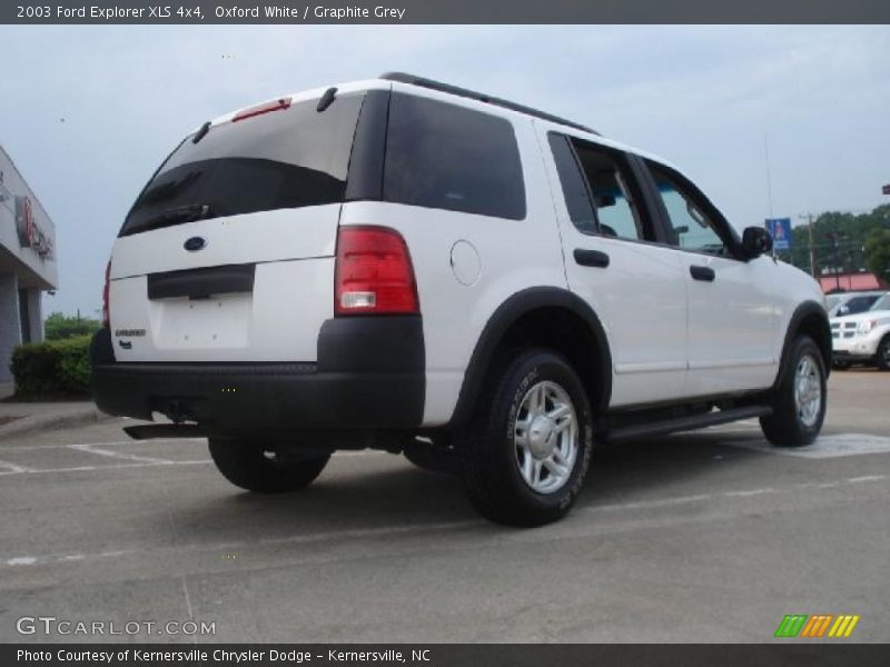 Oxford White / Graphite Grey 2003 Ford Explorer XLS 4x4