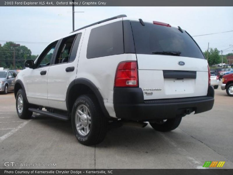 Oxford White / Graphite Grey 2003 Ford Explorer XLS 4x4