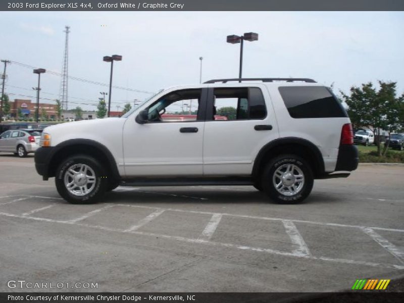 Oxford White / Graphite Grey 2003 Ford Explorer XLS 4x4