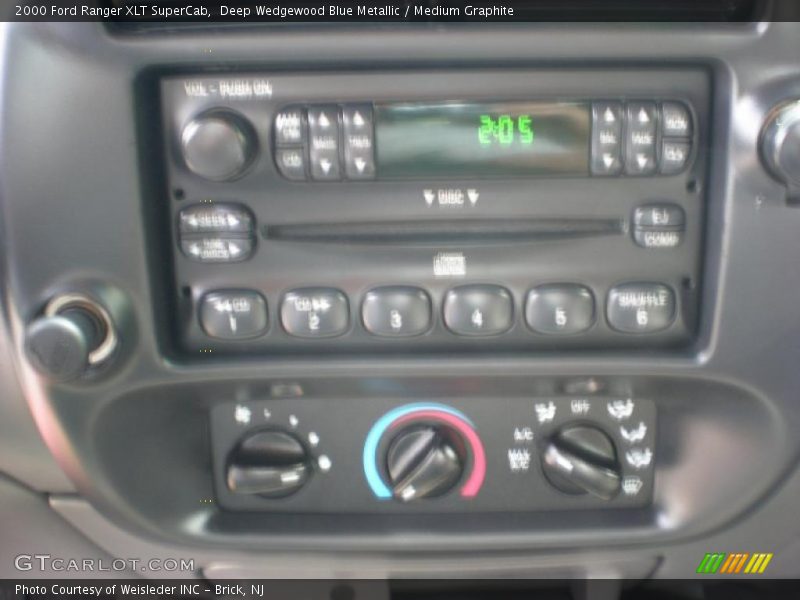 Deep Wedgewood Blue Metallic / Medium Graphite 2000 Ford Ranger XLT SuperCab