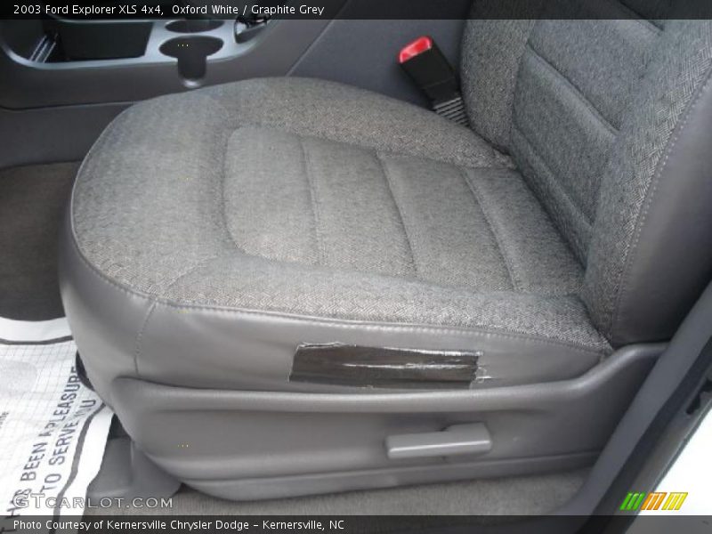 Oxford White / Graphite Grey 2003 Ford Explorer XLS 4x4