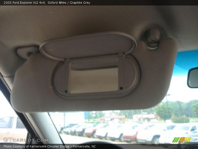 Oxford White / Graphite Grey 2003 Ford Explorer XLS 4x4