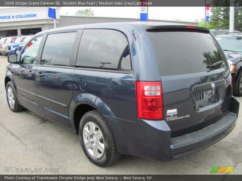 Modern Blue Pearl / Medium Slate Gray/Light Shale 2008 Dodge Grand Caravan SE
