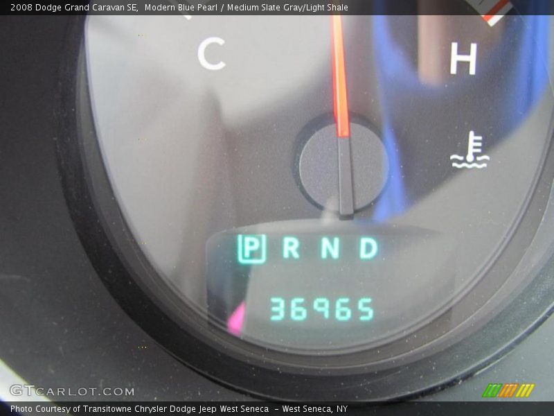 Modern Blue Pearl / Medium Slate Gray/Light Shale 2008 Dodge Grand Caravan SE