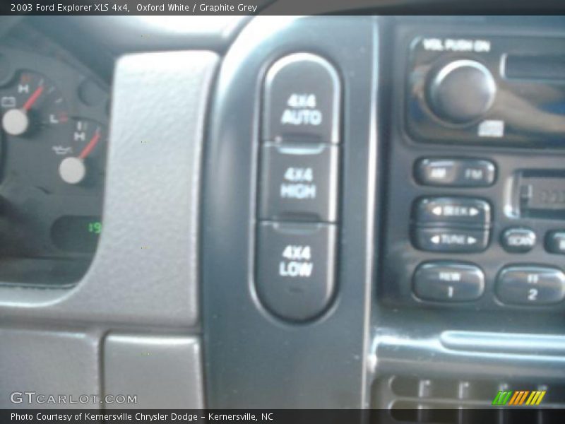 Oxford White / Graphite Grey 2003 Ford Explorer XLS 4x4
