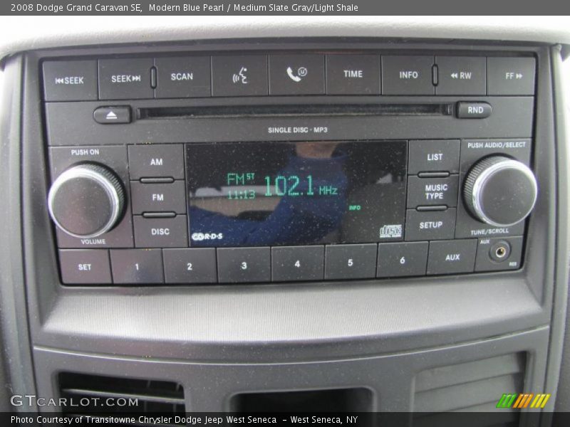 Modern Blue Pearl / Medium Slate Gray/Light Shale 2008 Dodge Grand Caravan SE