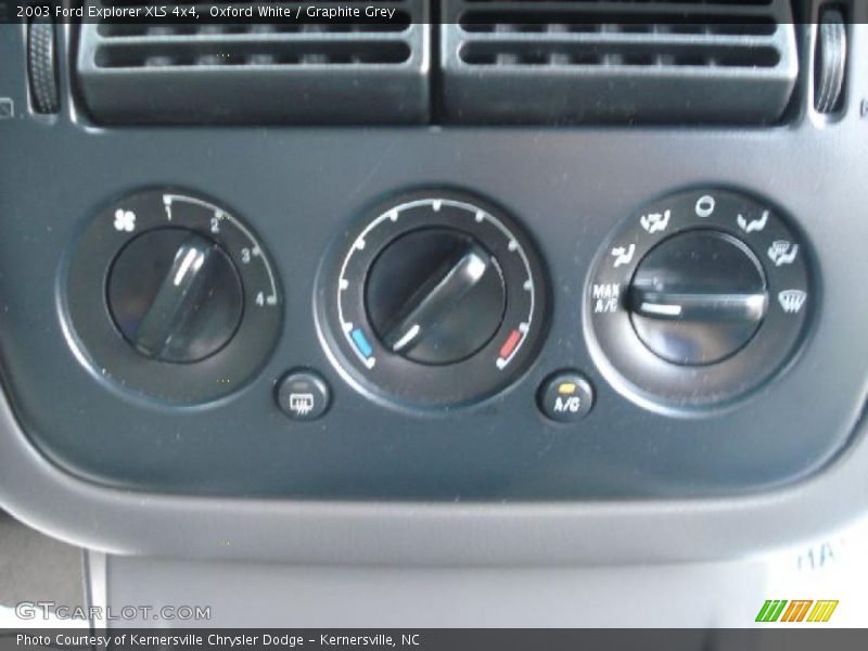 Oxford White / Graphite Grey 2003 Ford Explorer XLS 4x4